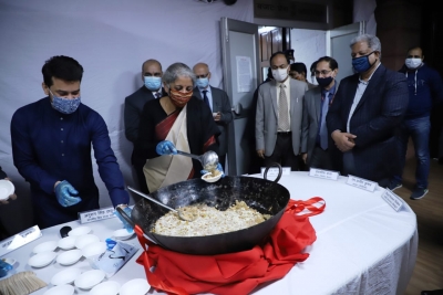 Final stage of Budget 2021-22 commences with Halwa ceremony | Final stage of Budget 2021-22 commences with Halwa ceremony