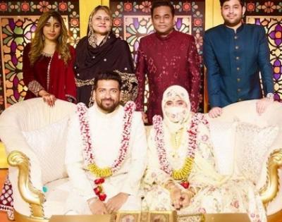 AR Rahman's daughter Khatija marries audio engineer, composer shares pic | AR Rahman's daughter Khatija marries audio engineer, composer shares pic