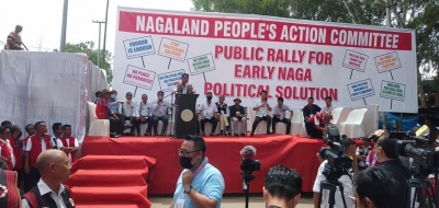 Thousands take to streets in Nagaland demanding early solution to Naga political issue | Thousands take to streets in Nagaland demanding early solution to Naga political issue