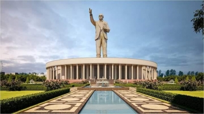 125-feet statue of Dr Ambedkar in Hyderabad by year-end | 125-feet statue of Dr Ambedkar in Hyderabad by year-end