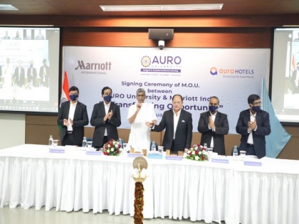 AURO first Gujarat varsity to sign MoU with Marriott International | AURO first Gujarat varsity to sign MoU with Marriott International