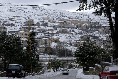 Snowstorm hits parts of Lebanon | Snowstorm hits parts of Lebanon