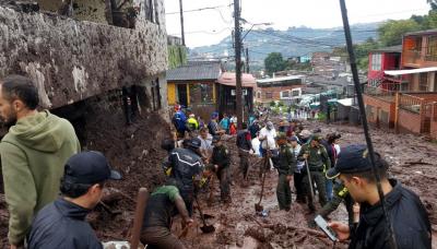 33 killed in Colombia landslide | 33 killed in Colombia landslide
