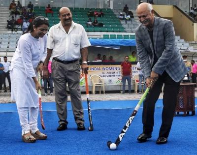 1980 Olympics Gold medallist Zafar Iqbal declares Khelo India Women's Hockey League (U-16) open | 1980 Olympics Gold medallist Zafar Iqbal declares Khelo India Women's Hockey League (U-16) open