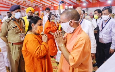 'Bhumi pujan' one of biggest moment for country: Uma Bharti | 'Bhumi pujan' one of biggest moment for country: Uma Bharti