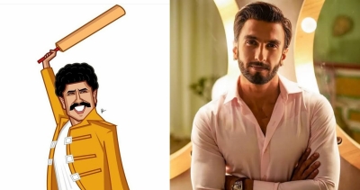 Playing the game: Ranveer Singh shares quirky digital art | Playing the game: Ranveer Singh shares quirky digital art