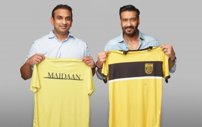 Ajay Devgn-starrer 'Maidaan', Hyderabad FC in tie-up to nurture football talent | Ajay Devgn-starrer 'Maidaan', Hyderabad FC in tie-up to nurture football talent