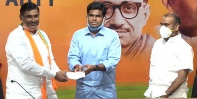 New TN BJP president K. Annamalai to take charge on Friday | New TN BJP president K. Annamalai to take charge on Friday