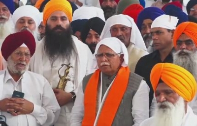 Haryana CM defends formation of separate gurdwara management panel | Haryana CM defends formation of separate gurdwara management panel Haryana CM defends formation of separate gurdwara management panel | Haryana CM defends formation of separate gurdwara management panel