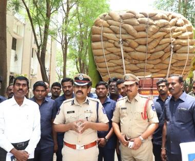 Ganja consignment bound for UP seized in Hyderabad | Ganja consignment bound for UP seized in Hyderabad