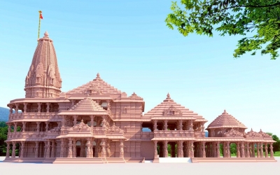 Devotees can now see construction of Ram temple | Devotees can now see construction of Ram temple