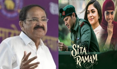 Dulquer-starrer 'Sita Ramam' impresses Venkaiah Naidu | Dulquer-starrer 'Sita Ramam' impresses Venkaiah Naidu Dulquer-starrer 'Sita Ramam' impresses Venkaiah Naidu | Dulquer-starrer 'Sita Ramam' impresses Venkaiah Naidu