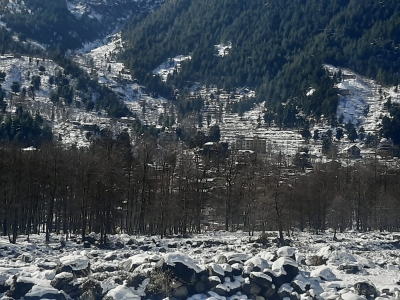 When only nature speaks in snow-marooned Manali villages | When only nature speaks in snow-marooned Manali villages