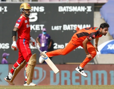 IPL 2022: Knew Shikhar would step out; look for the boundary, says Bhuvneshwar | IPL 2022: Knew Shikhar would step out; look for the boundary, says Bhuvneshwar
