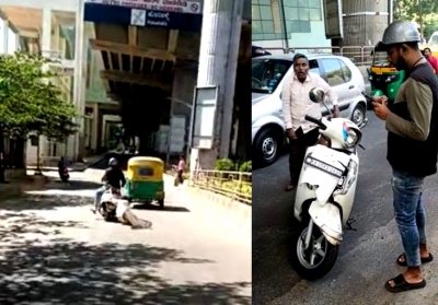 'If not for public I would've been killed', says man dragged by 2-wheeler rider in B'luru | 'If not for public I would've been killed', says man dragged by 2-wheeler rider in B'luru