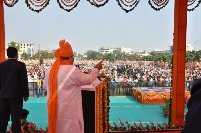 Jan Aakrosh Yatra: Nadda flags off 51 chariots from Jaipur | Jan Aakrosh Yatra: Nadda flags off 51 chariots from Jaipur