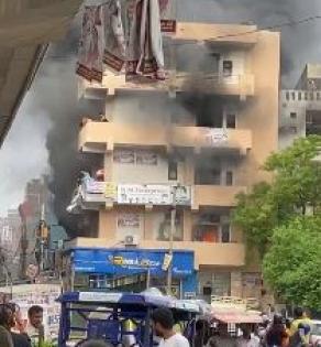 Delhi: Fire at building in New Ashok Nagar; 12 rescued | Delhi: Fire at building in New Ashok Nagar; 12 rescued