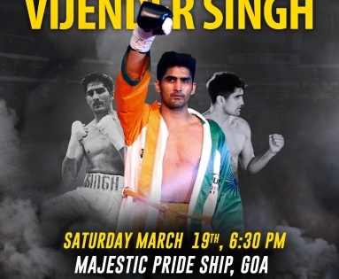 Vijender's next bout on casino ship rooftop in Goa on March 19 | Vijender's next bout on casino ship rooftop in Goa on March 19
