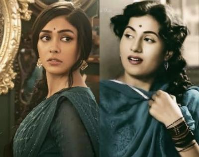 Mrunal Thakur's look from next bears uncanny resemblance with Madhubala | Mrunal Thakur's look from next bears uncanny resemblance with Madhubala