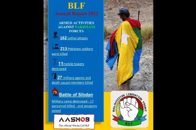 BLF says it killed 213 Pakistani soldiers and 27 Death Squad members in 2022 | BLF says it killed 213 Pakistani soldiers and 27 Death Squad members in 2022