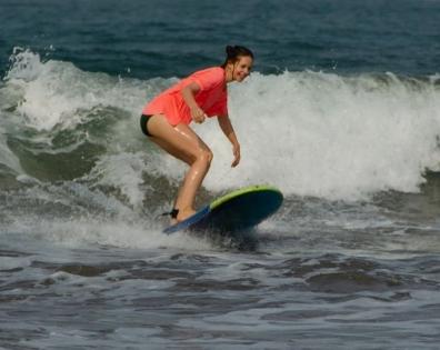 B'wood actress Kalki Koechlin misses surfing | B'wood actress Kalki Koechlin misses surfing