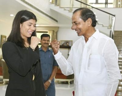 Telangana CM congratulates Nikhat Zareen on winning gold | Telangana CM congratulates Nikhat Zareen on winning gold