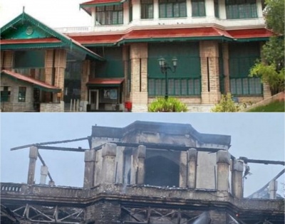 Massive fire destroys British-era Secunderabad Club | Massive fire destroys British-era Secunderabad Club