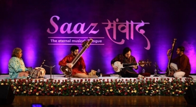 Mohan Brothers performs at Saaz Samvad Concert | Mohan Brothers performs at Saaz Samvad Concert