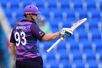 T20 World Cup: George Munsey's unbeaten 66 helps Scotland post 160/5 against West Indies | T20 World Cup: George Munsey's unbeaten 66 helps Scotland post 160/5 against West Indies