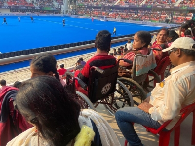 Hockey WC: Special arrangements made at Rourkela stadium for differently-abled spectators | Hockey WC: Special arrangements made at Rourkela stadium for differently-abled spectators