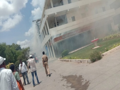 Fire breaks out at Pharma company in AP, no casualties reported | Fire breaks out at Pharma company in AP, no casualties reported