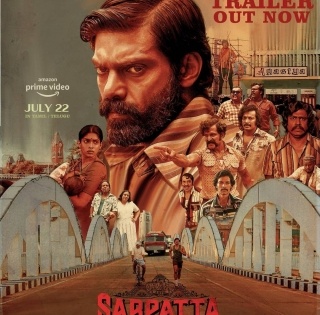 Arya-starrer 'Sarpatta Parambarai' to stream on July 22, trailer launched | Arya-starrer 'Sarpatta Parambarai' to stream on July 22, trailer launched