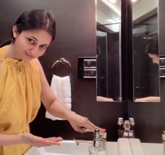 Divyanka Tripathi takes up Ekta Kapoor's Safe Hands challenge | Divyanka Tripathi takes up Ekta Kapoor's Safe Hands challenge