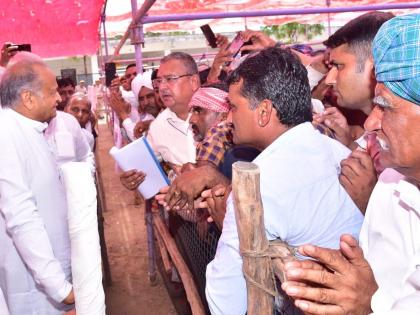 Cyclone Biparjoy: R'sthan CM visits flood affected areas | Cyclone Biparjoy: R'sthan CM visits flood affected areas