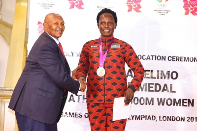 Kenya's Jelimo finally gets London 2012 Olympic bronze medal | Kenya's Jelimo finally gets London 2012 Olympic bronze medal