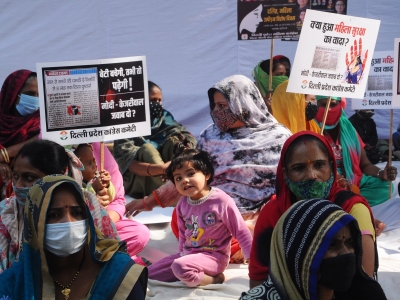Delhi Congress, IYC, NSUI protest against atrocities on Dalits, women | Delhi Congress, IYC, NSUI protest against atrocities on Dalits, women