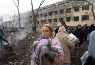 3 killed, 17 injured in Mariupol hospital bombing | 3 killed, 17 injured in Mariupol hospital bombing