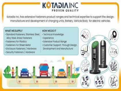 Kotadia Inc. (Kotadia Fasteners) sees hikes in orders from Indian EV-Makers | Kotadia Inc. (Kotadia Fasteners) sees hikes in orders from Indian EV-Makers