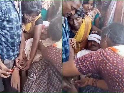 Sister ties rakhi to brother’s body in Telangana | Sister ties rakhi to brother’s body in Telangana Sister ties rakhi to brother’s body in Telangana | Sister ties rakhi to brother’s body in Telangana