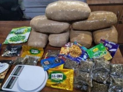 120 kg ganja, 2 liters hashish oil seized from four drug peddlers in Telangana | 120 kg ganja, 2 liters hashish oil seized from four drug peddlers in Telangana