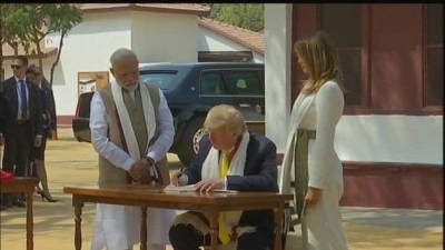 'Mody my great friend', Trump wrote, but skips Gandhi at Sabarmati | 'Mody my great friend', Trump wrote, but skips Gandhi at Sabarmati