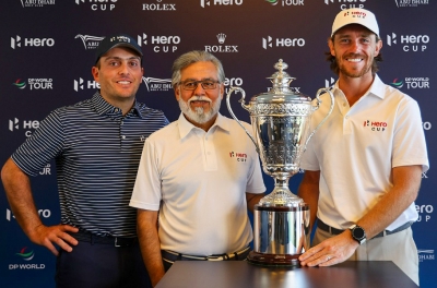 Golfers Molinari, Fleetwood get down to work as teams assemble for inaugural Hero Cup | Golfers Molinari, Fleetwood get down to work as teams assemble for inaugural Hero Cup