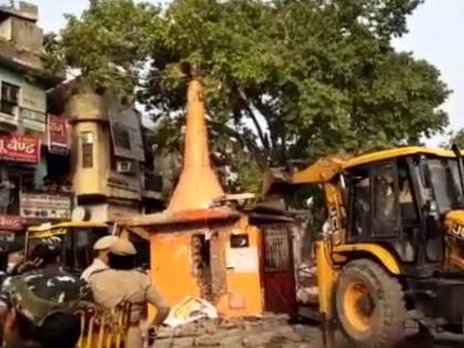 People helped cops, they didn't oppose: Delhi Police on temple demolition | People helped cops, they didn't oppose: Delhi Police on temple demolition