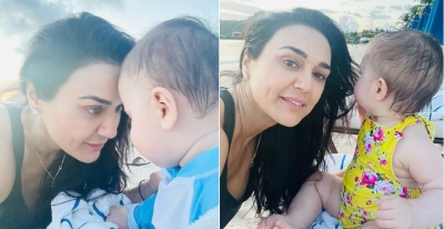 As Preity Zinta's twins turn one, she shares a heartfelt note of cascading love | As Preity Zinta's twins turn one, she shares a heartfelt note of cascading love