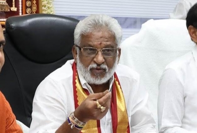 Subba Reddy sworn in as TTD chairman for second time | Subba Reddy sworn in as TTD chairman for second time