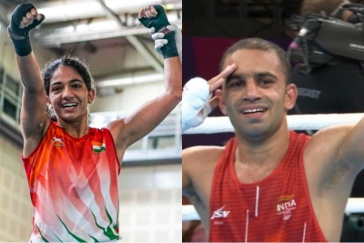 CWG 2022: Boxers Nitu Ghanghas, Amit Panghal win gold medals for India | CWG 2022: Boxers Nitu Ghanghas, Amit Panghal win gold medals for India