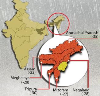 NE states, especially Assam and Arunachal, receive deficient rain | NE states, especially Assam and Arunachal, receive deficient rain