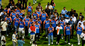 Return of Champions: Not seen Rohit getting emotional on the field like he did on June 29, says Kohli at the Wankhede | Return of Champions: Not seen Rohit getting emotional on the field like he did on June 29, says Kohli at the Wankhede Return of Champions: Not seen Rohit getting emotional on the field like he did on June 29, says Kohli at the Wankhede | Return of Champions: Not seen Rohit getting emotional on the field like he did on June 29, says Kohli at the Wankhede