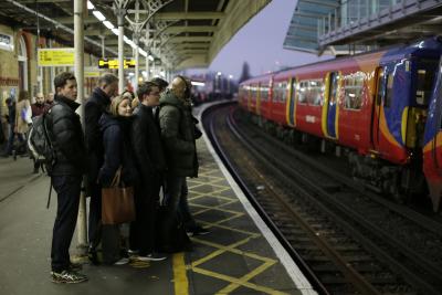 UK stations put crowd-control measures in place | UK stations put crowd-control measures in place
