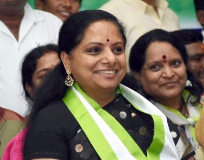 K. Kavitha joins ED probe in Delhi Excise Policy scam case | K. Kavitha joins ED probe in Delhi Excise Policy scam case